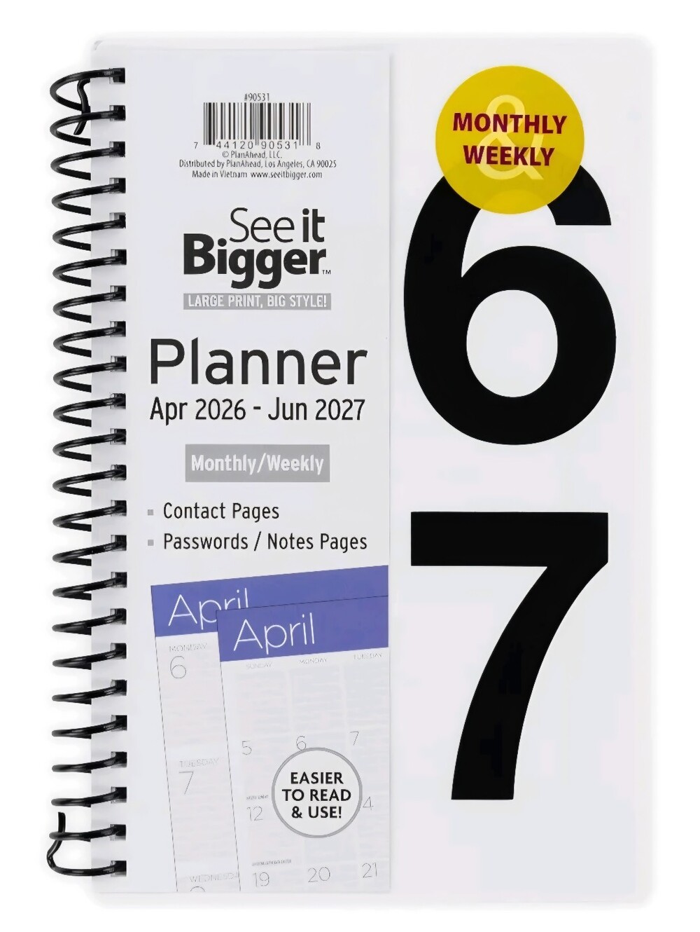 See It Bigger M/W Planner Medium